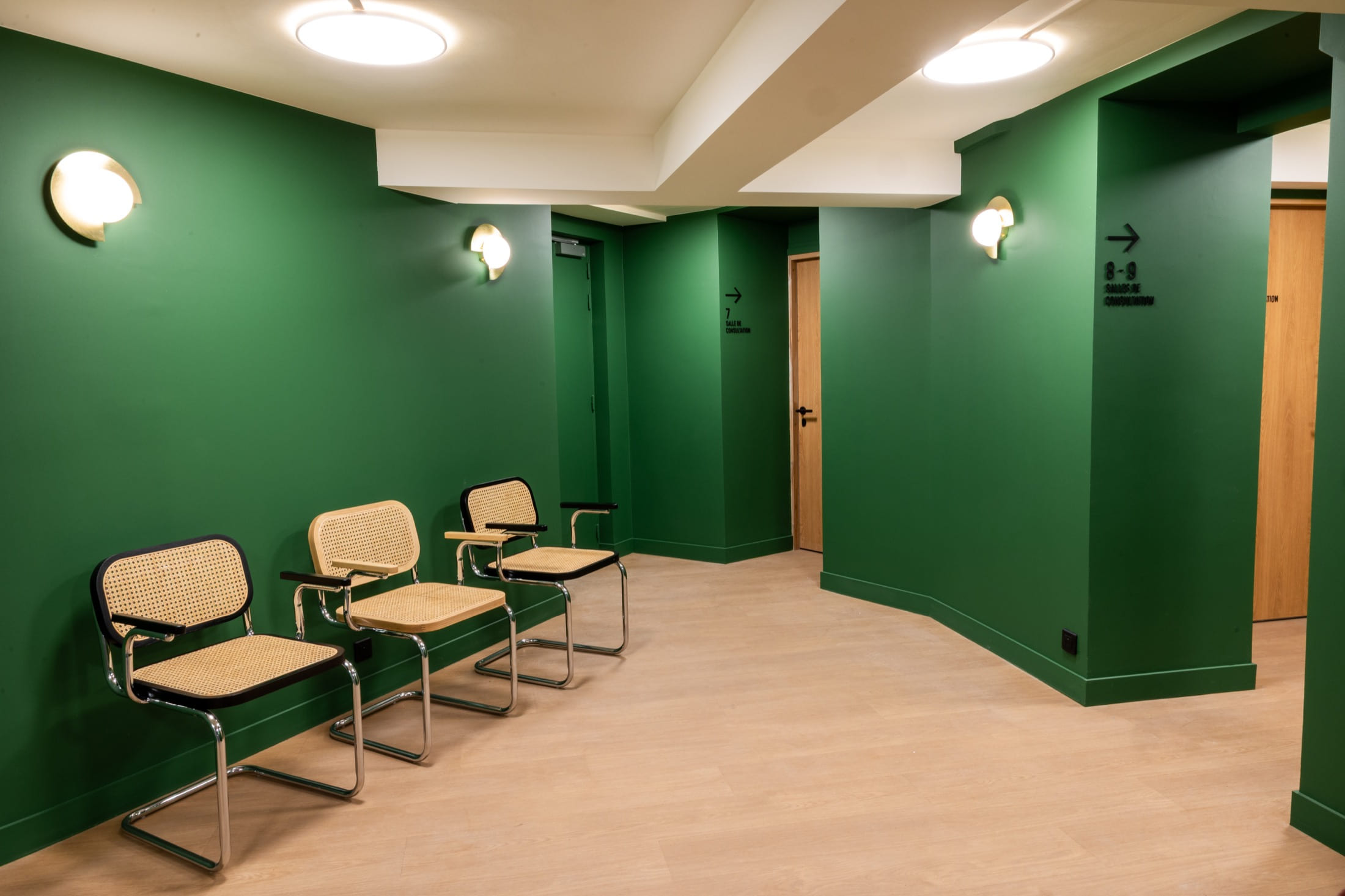 Espace d'attente du centre